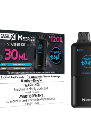 levelx m flavourbeast starterkit bombbluerazz 2