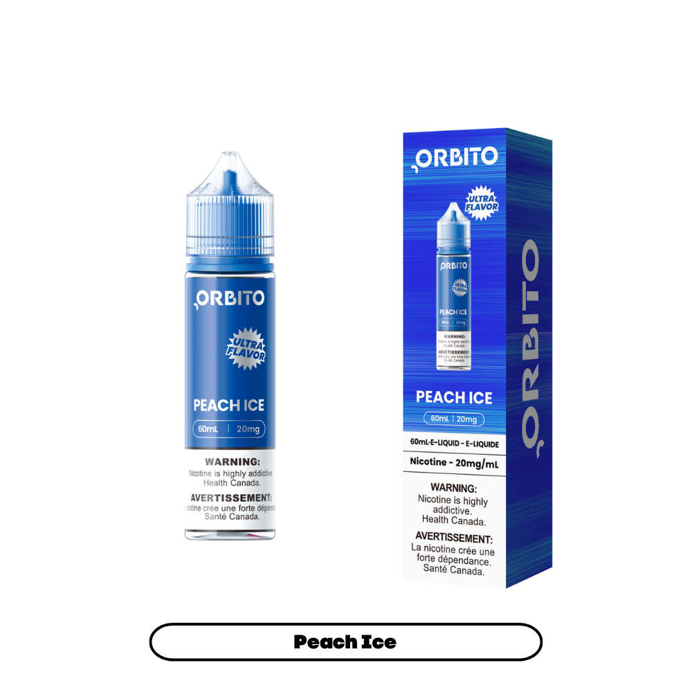 Orbito E-Liquid 60mL Salts – Peach Ice