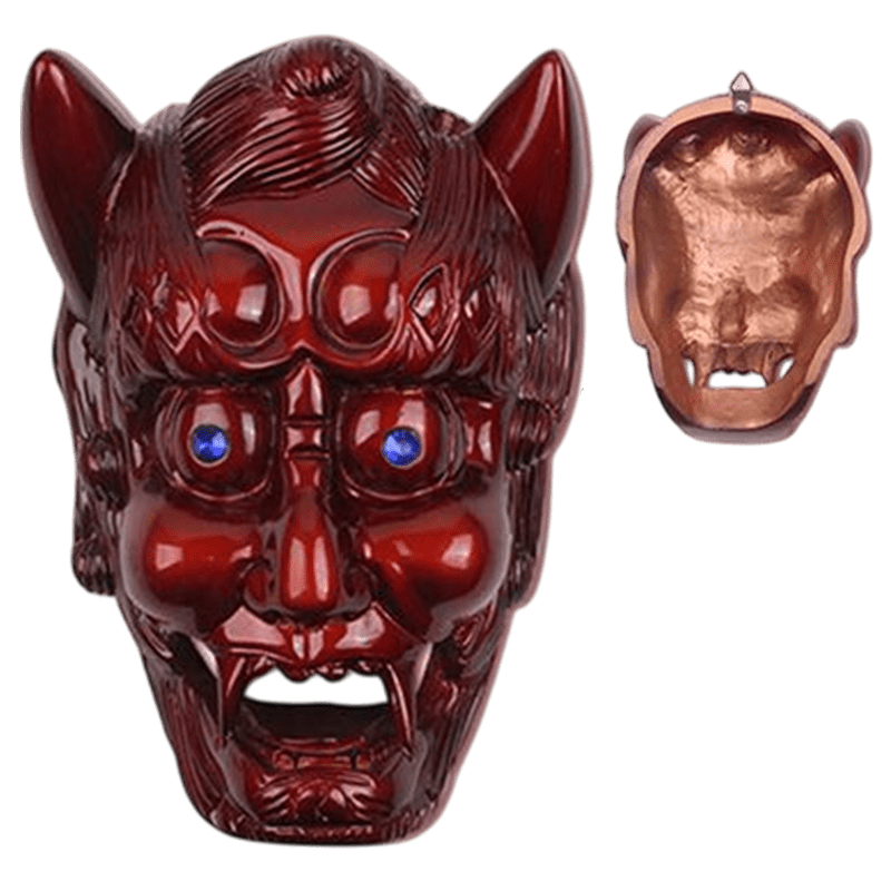 9″x6.5″ Demon Face Sai Holder – Red