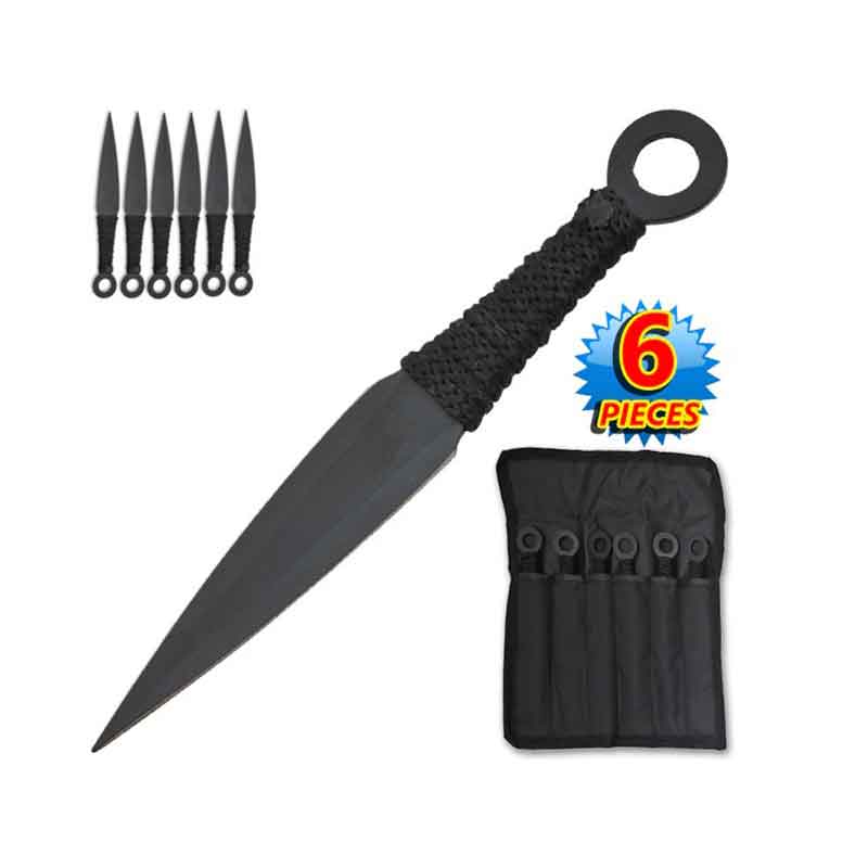 6.5" Naruto Kunai Throwing Knife Set