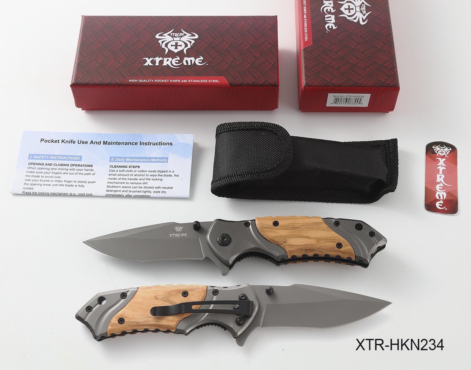 Xtreme – 8.07″ Timber Ridge Foldable Pocket Knife