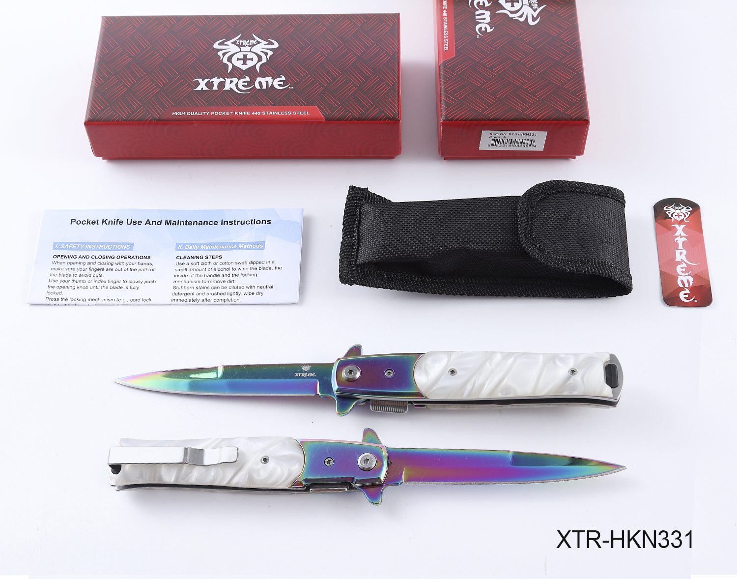 Xtreme – 8.66” Aurora Stealth Pocket Knife