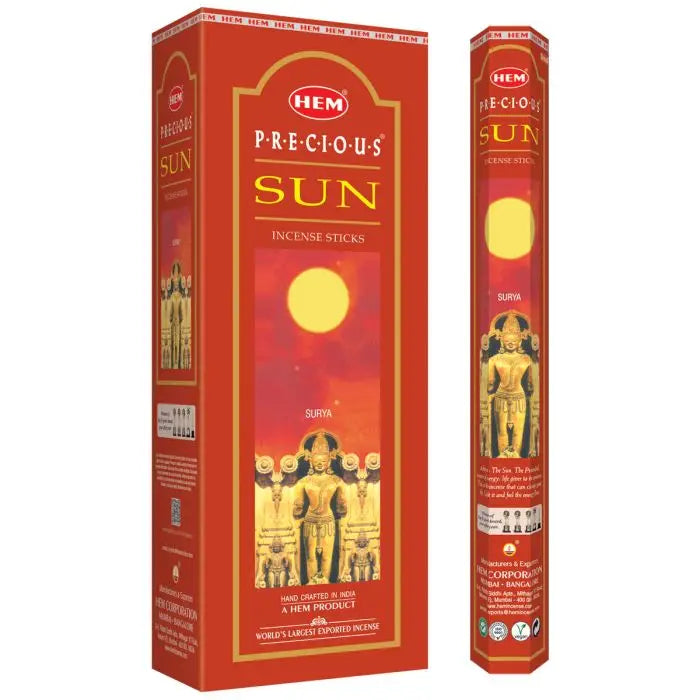All Products HEM The Sun 9β³ Incense Sticks β Hex Box (20g)