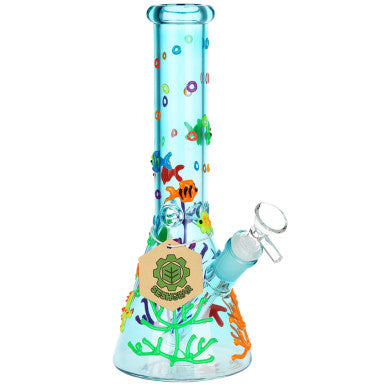 SeshGear – 10″ Coral Reefer G.I.T.D Water Pipe