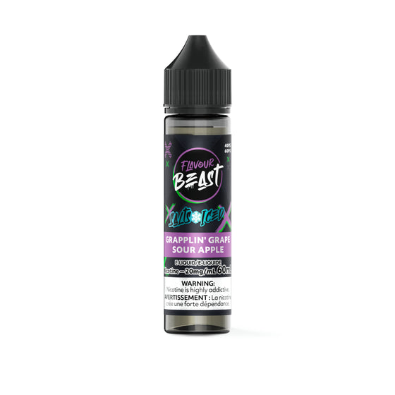 All Products Flavour Beast E-Liquid 60mL Salts - Grapplin' Grape S Apple