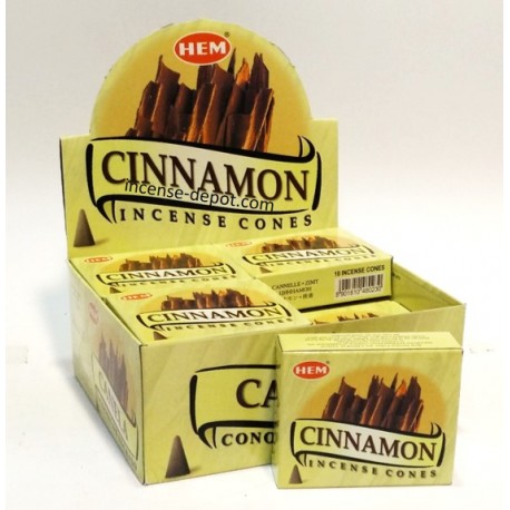 HEM - Cinnamon Incense Cones (10 Cones)