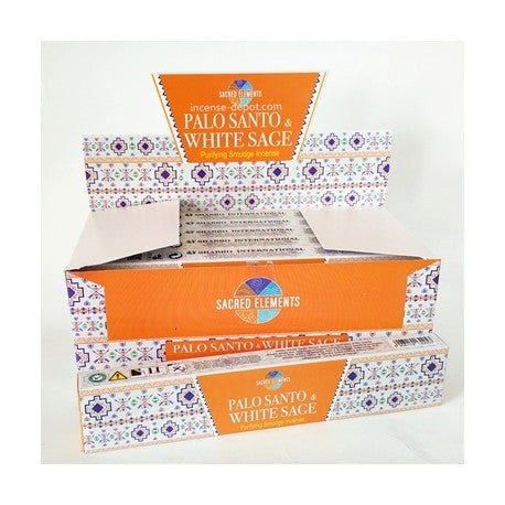 All Products Sacred Elements – Palo Santo & White Sage Premium Hand-Rolled Masala Incense (15g)
