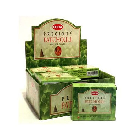 HEM - Precious Patchouli Incense Cones (10 Cones)