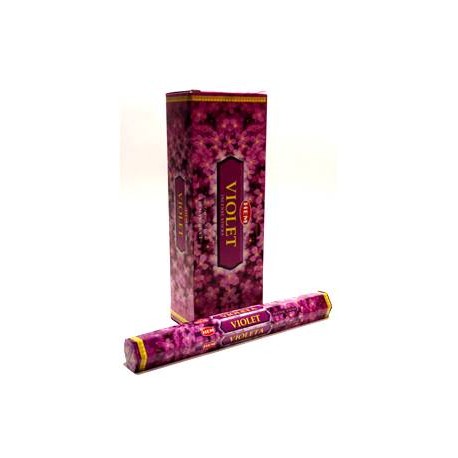 All Products HEM Violet 9β³ Incense Sticks β Hex Box (20g)