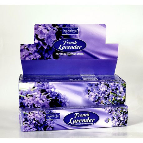 All Products Nandita - French Lavender Incense Natural & Organic Hand-rolled Masala Incense Sticks 15g