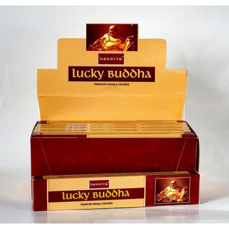 All Products Nandita - Lucky Buddha Incense Natural & Organic Hand-rolled Masala Incense Sticks 15g