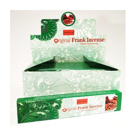 All Products Nandita - Original Frankincense Incense Natural & Organic Hand-rolled Masala Incense Sticks 15g