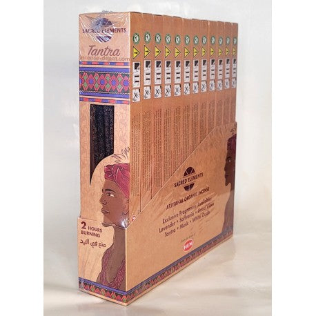All Products Sacred Elements Organic - Tantra Premium Masala Hand‑Rolled Incense Sticks (15g, 2 hr burn, 8–10 sticks)