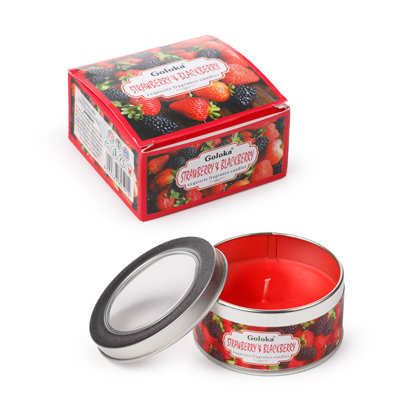 Goloka – Strawberry & Blackberry Candle – 2.4oz